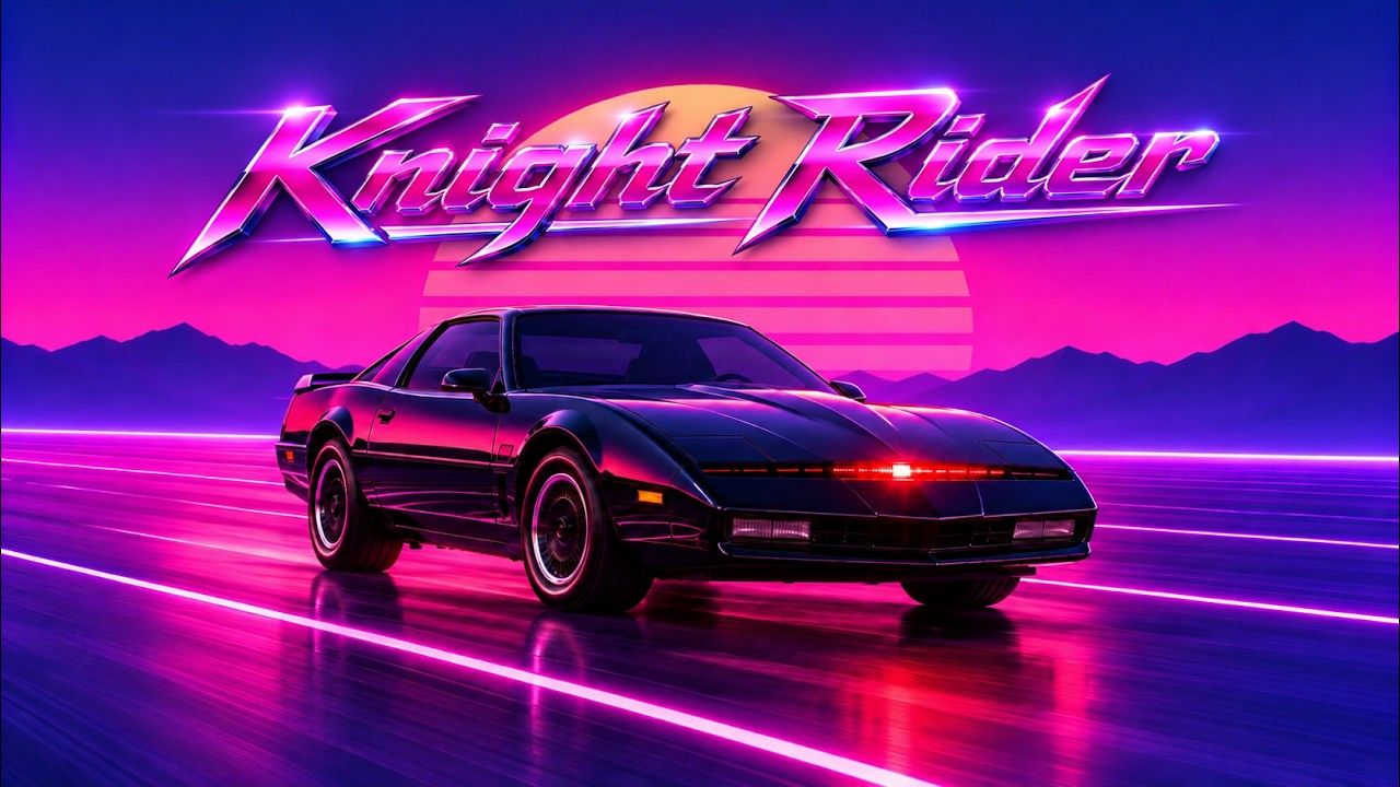 Knight Rider | The Road to Yesterday (80s Synthwave Rock) - YouTube