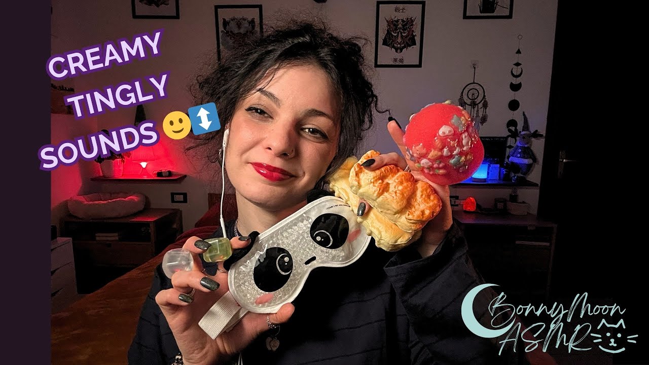 Cozy ASMR that puts you to sleep 😴 creamy sounds & soft textures