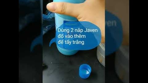 Cách hoàn nguyên Purigen bằng Javen