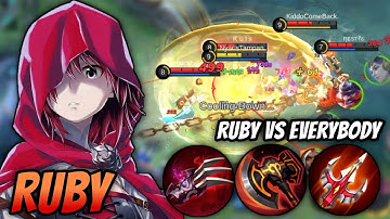 CR4ZY, RUBY VS EVERBODY | TOP GLOBAL RUBY BEST BUILD 2021 | RUBY GAMEPLAY #53 | MOBILE LEGENDS
