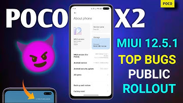 🇮🇳 POCO X2 MIUI 12.5 | 😈POCO X2 MIUI 12.5.1 INDIA STABLE UPDATE BUGS | 🔥 POCO X2 LATEST UPDATE