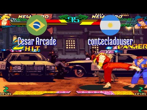 FT5 @mshvsf: Cesar Arcade (BR) vs contecladouser (AR) [Marvel vs Street Fighter Fightcade] Feb 27