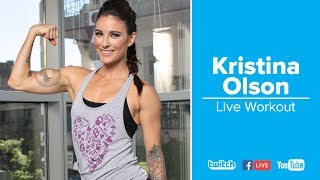 Chest & Triceps Live Workout | Kristina Olson