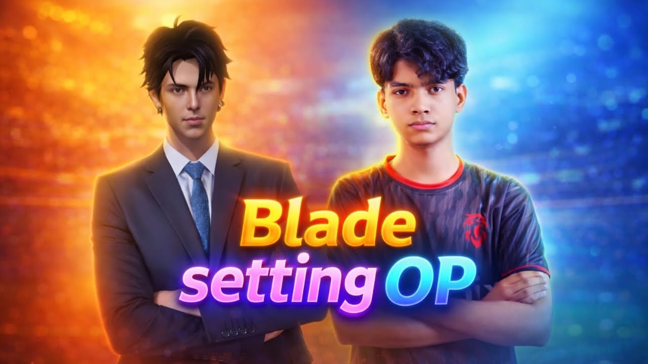 RHK BLade setting GameplaY😱insane BR Rank match😱