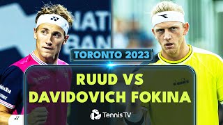Casper Ruud vs Alejandro Davidovich Fokina Highlights | Toronto 2023
