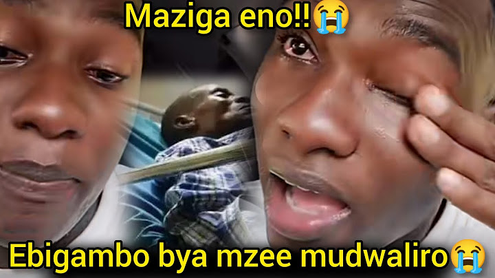 Ekigudde! Ku tamale mirundi jr kitalo mzee afudde agambye bibino abantu bibasobedde
