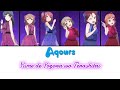 Aqours - Yume de Yozora wo Terashitai (Color coded ROM/FRA)