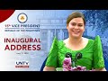 VP-elect Sara Duterte Inaugural Address | June 19, 2022