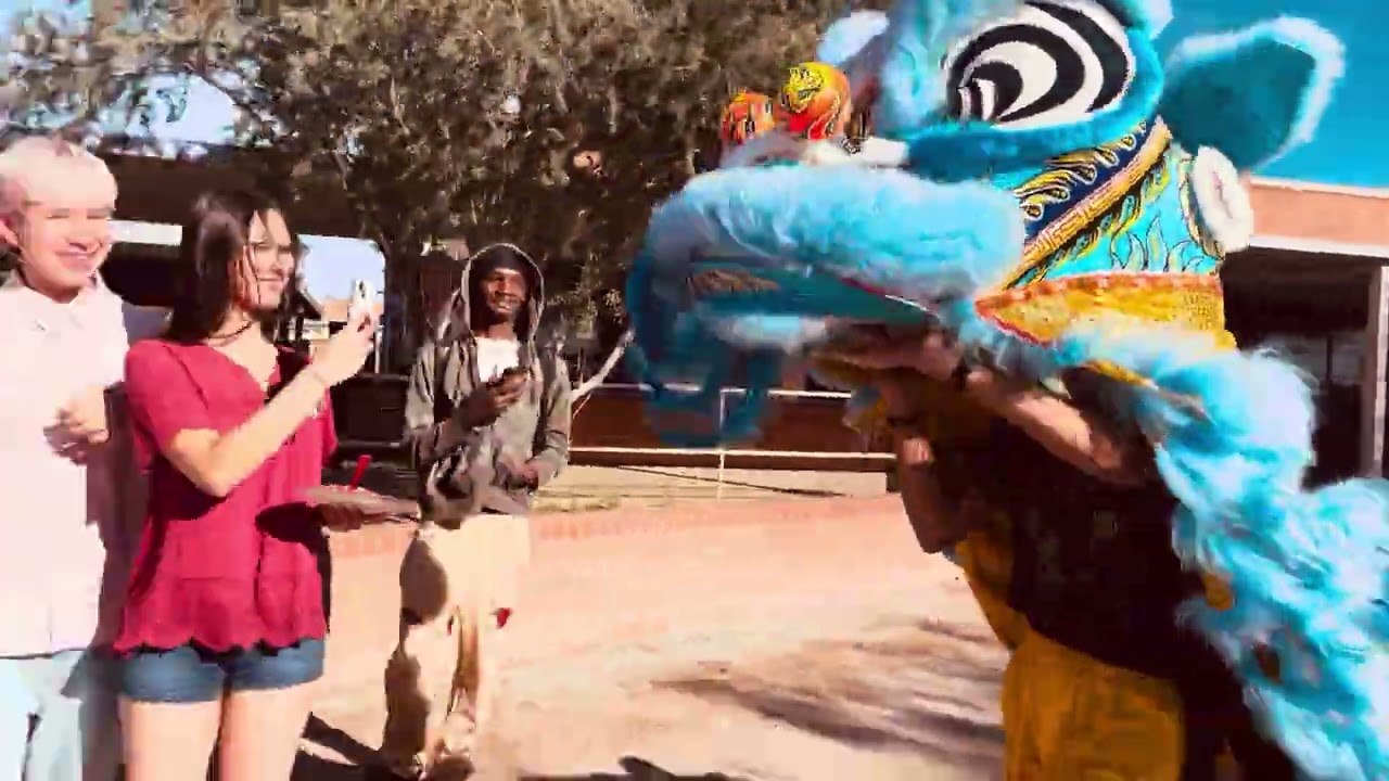 University/Rincon Culture event lion dance performance 2/25/26