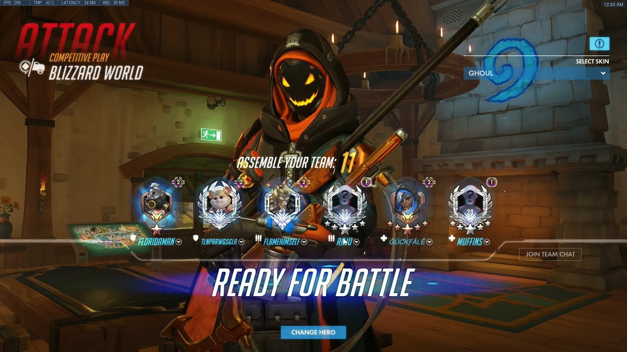 GALE ANA GAMEPLAY OVERWATCH SEASON 35 TOP 500