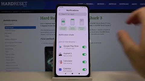 How to Enter Notification Settings in XIAOMI Black Shark 3 – Manage Notifications