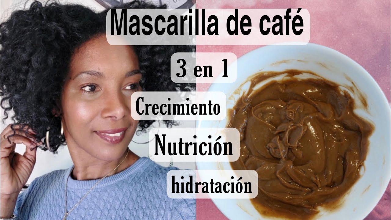 CRECE CON MASCARILLA DE CAFÉ CANELA/CÓMO HACER MASCARILLA DE CAFÉ #cabellomaltratado - YouTube