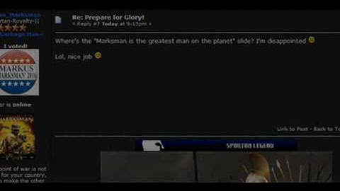 Marksman - The greatest man on planet earth