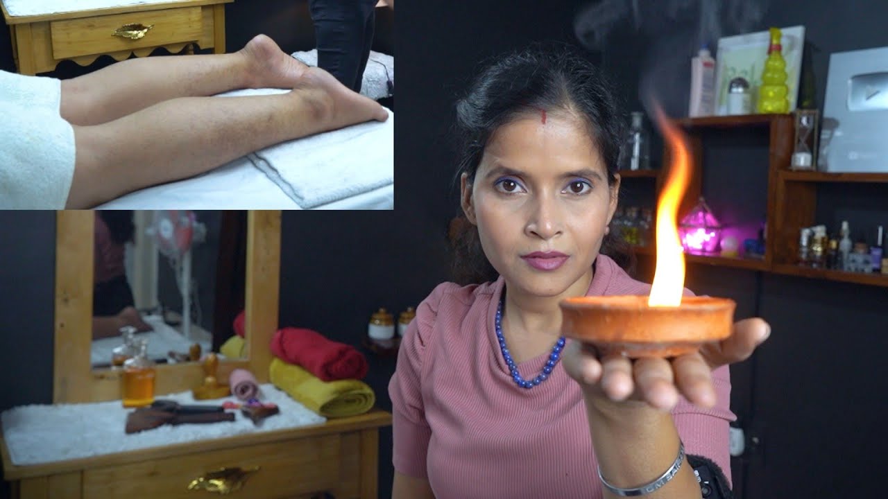 How To Do Leg Massage☆Healing Therapy For Fix Stress Tissues Pain With