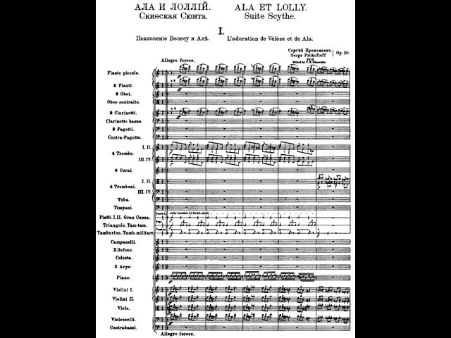 Prokofiev - Suite Scythe: II. L'ennemi de Dieu & Dance des esprits : Orch Symph Allemand Berlin / T.Sokhiev