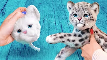 DIY CAT soft toy by a master 🐈 Relaxing ASMR Craft. DIY stuffed cat toy