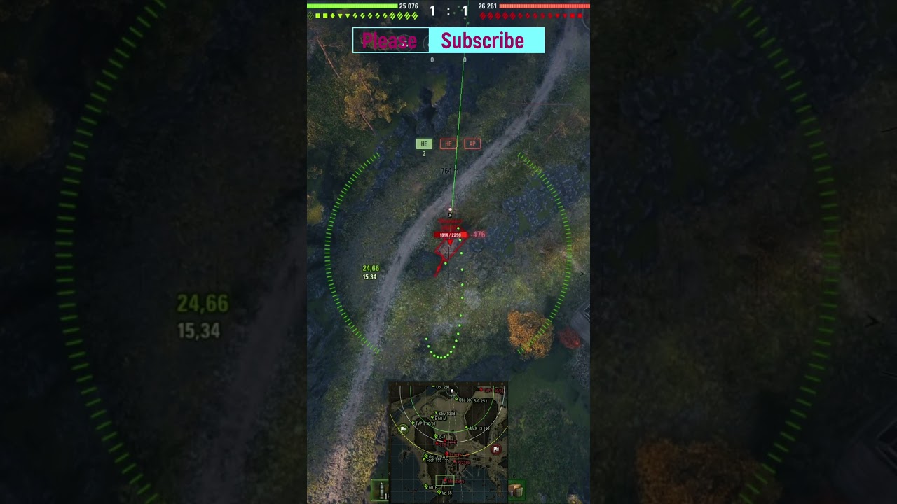 There are no safe positions, there are lazy artillery. Obj.261 WoT