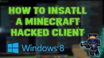 Minecraft 1.8 - 1.8.9 : How to install a hacked client (Windows 8 - 8.1)