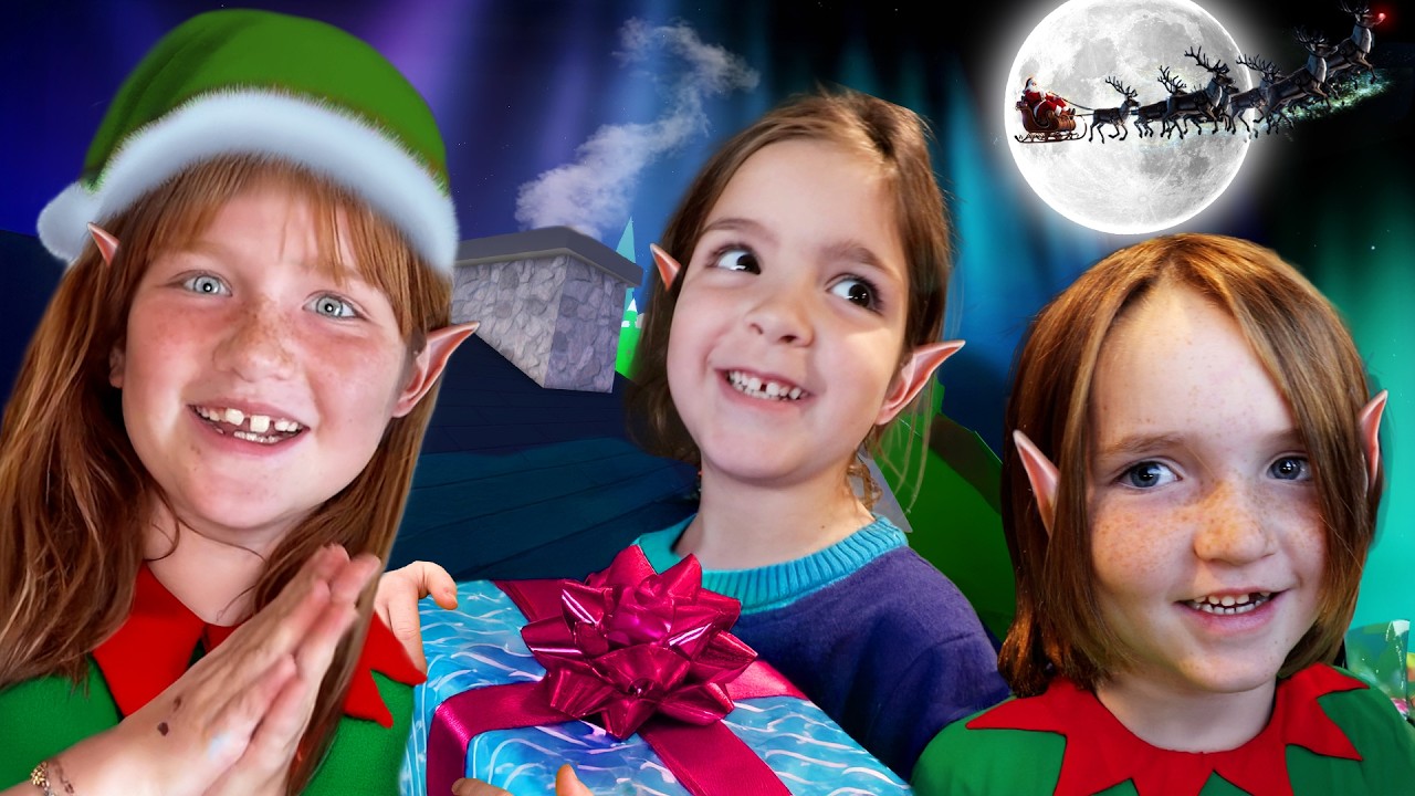 ELF ESCAPE with Adley Niko & Navey!! Green Slime gives them Magic