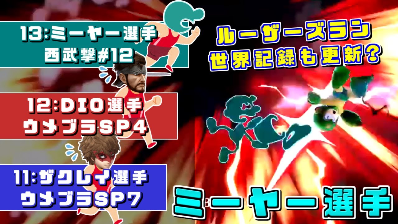 ルーザーズラン世界記録も更新!!九龍,Apex2022に続く大型大会3連続優勝ミーヤー選手【スマブラSP/西武撃12】