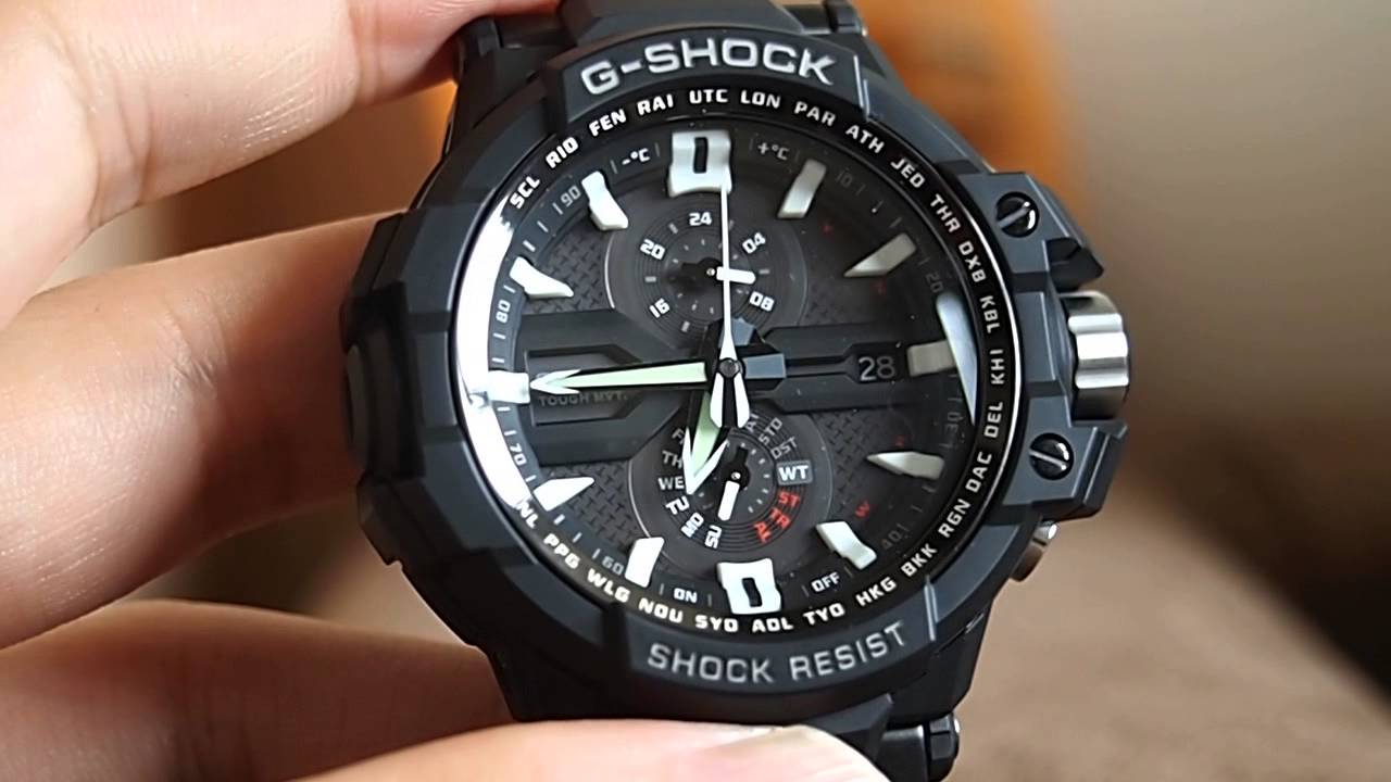 CASIO G-SHOCK GW-A1000 功能介紹- YouTube