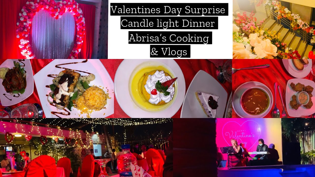 Surprise Candle light Dinner Valentines Day Surprise Surprise