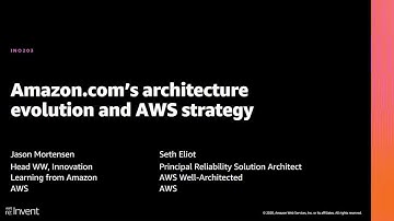 AWS re:Invent 2020: Amazon.com’s architecture evolution and AWS strategy