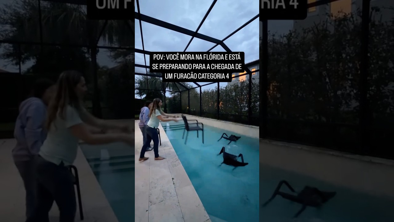 🌪️PREPARAÇÃO PARA O MAIOR FURACÃO DOS ÚLTIMOS 100 ANOS #shorts