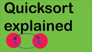 Quicksort Explained in 7 minutes