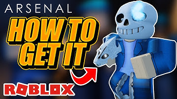 How to get the Gaster Blaster Melee in Arsenal Roblox!!!