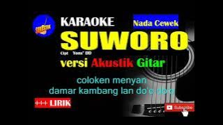 SUWORO Karaoke Versi Akustik Gitar NADA CEWEK