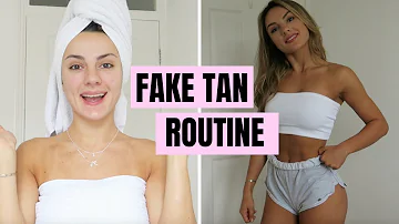 Do you have to shave your legs to fake tan?