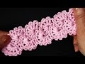 Crochet lace tape Ленточное кружево Вязание крючком  Урок 351