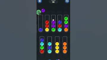 ball sort game @kk Gamer 532🔥 Level 86 💯 sort game video