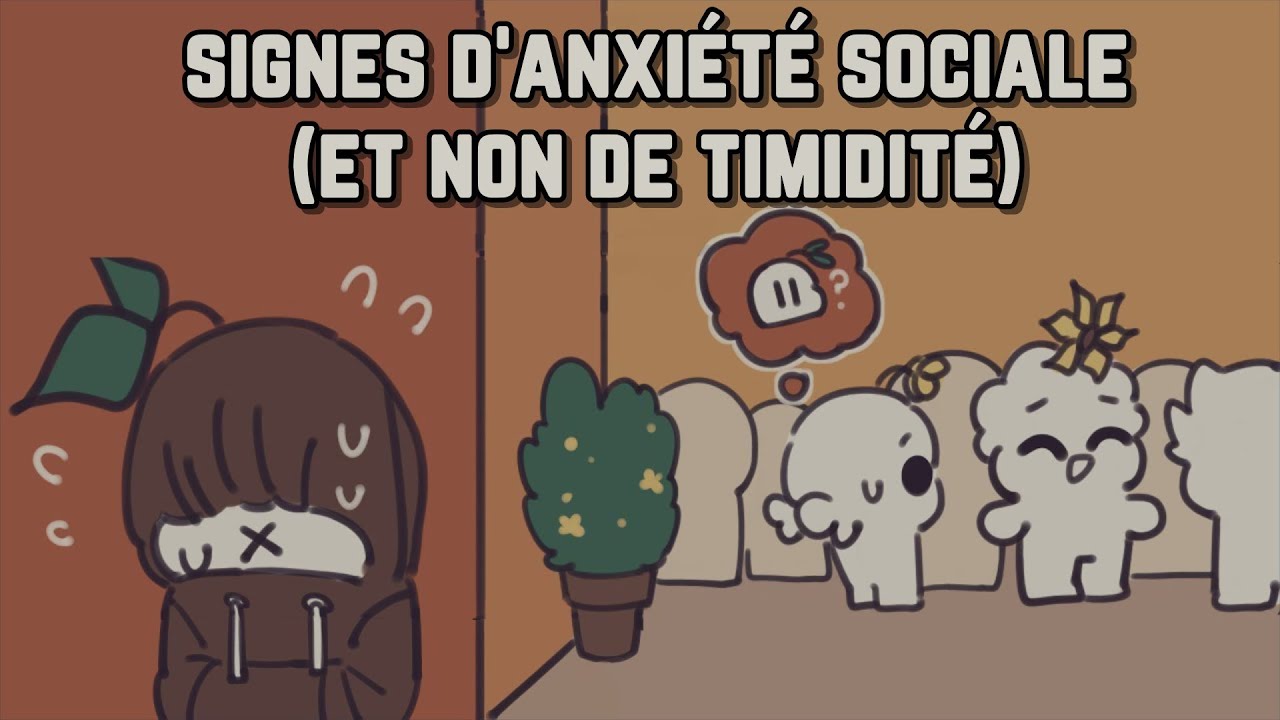 7 signes d'ANXIÉTÉ SOCIALE et non de TIMIDITÉ
