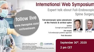 International Web Symposium - cervical and thoracic approach