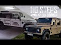 Landrover Defender TD5 | Zeitraffer von Schrott zu Top | restaurieren | 110STEPS