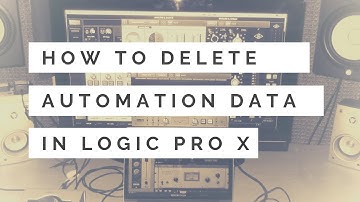 HOW TO DELETE AUTOMATION DATA ON A TRACK IN LOGIC PRO X [QUICK TIP]