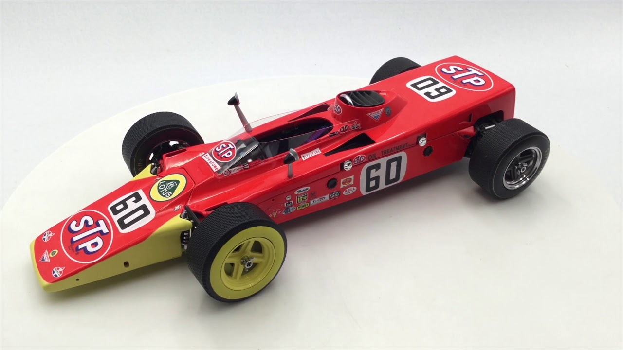 TSM 1/18 – Lotus Type 56 1968 #60 Indy 500 J. Leonard – Modèle Réduit Diecast Rouge