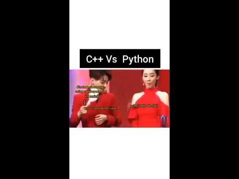 C++ Vs Python 😂 Funny Meme😂 #shorts #memes #coading #programmerlife ...
