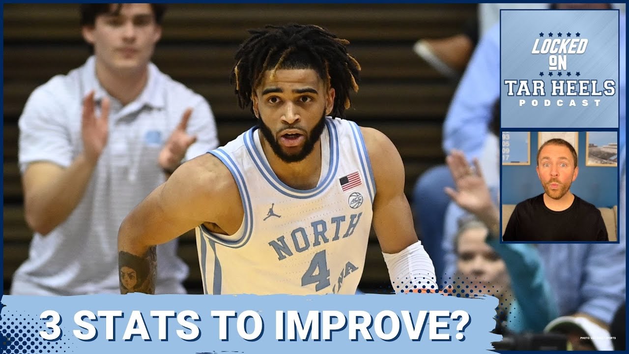 Video: Locked On Tar Heels - UNC Basketball stats to improve in 23-24; Drake Maye vs Caleb Williams