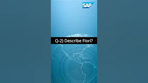 SAP UI5 Fiori Interview Questions. 1)What is SAP UI5? 2)Describe Fiori?
