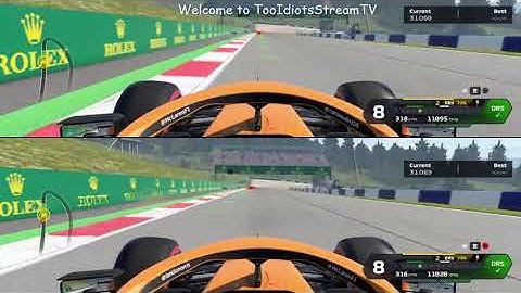 F1 2020 - Split Screen Gameplay (Steering vs Controller)