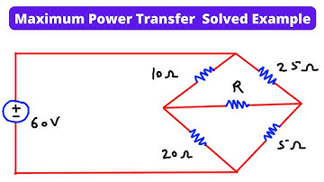Maximum Power Transfer Solved Example #473 | Electrical Engineering