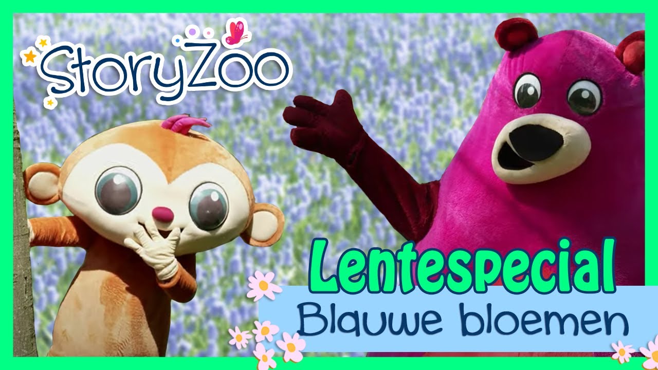 Lentespecial 🌺 | Blauwe bloemen - Toby, Bax en Pepper in de keukenhof • StoryZoo