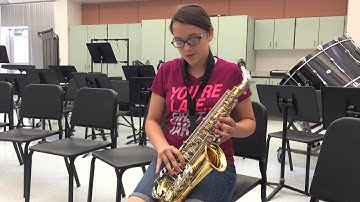 Saxophone Multiphonic in "The Cave You Fear"