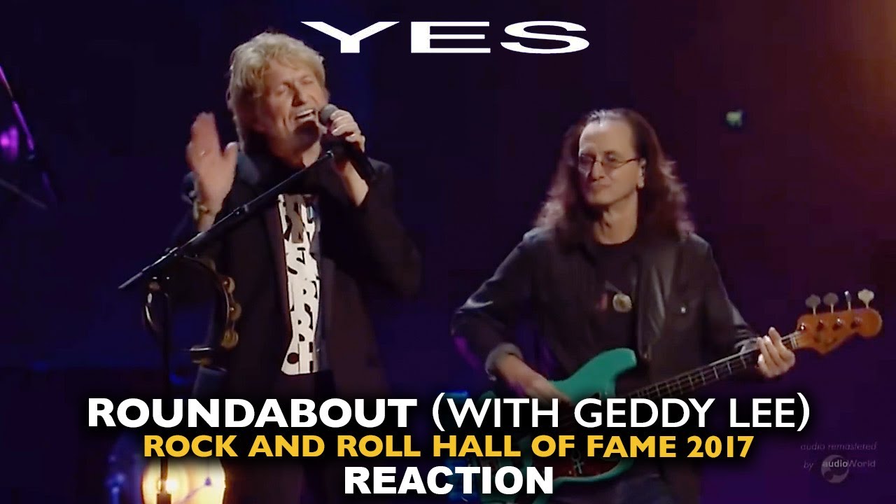 Brothers REACT to Yes: Roundabout (with Geddy Lee; 2017 Rock and Roll Hall of Fame)