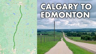 Calgary to Edmonton Single Day Bike Ride