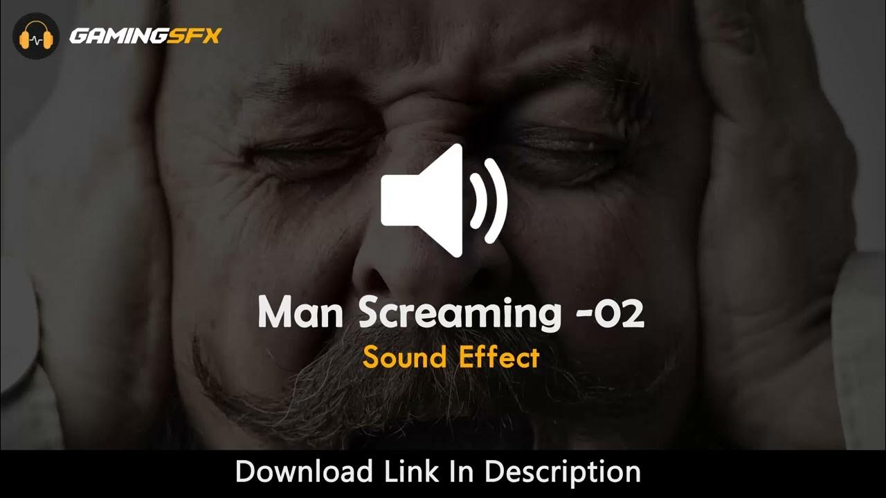 Man Screaming Sound Effects - 02 [Copyright Free] - YouTube