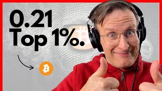 Owning 0.21 Btc Top 1 Of Bitcoin Holders 99Th Percentile How To Reach It In 2026